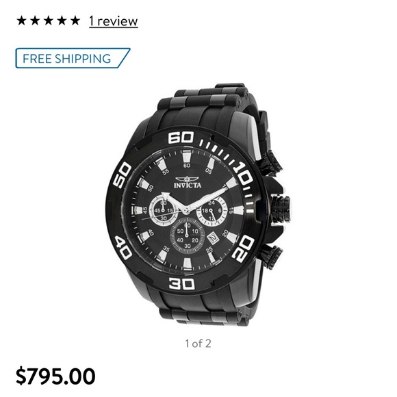 Invicta Men's Pro Diver 22338 Black Silicone - Picture 6 of 6